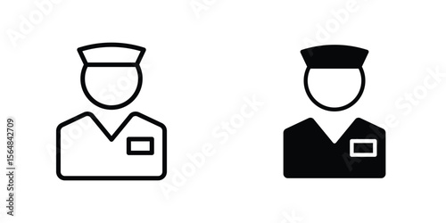 Valet icon Simple vector illustration for graphic and web design.