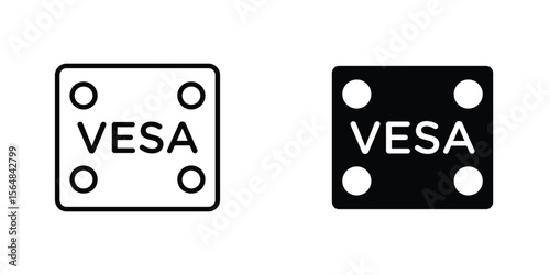 Vesa icon Simple vector illustration for graphic and web design.