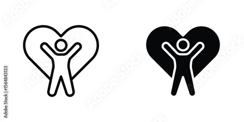Wellness icon Simple vector illustration for graphic and web design.