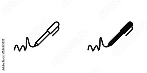 Write icon Simple vector illustration for graphic and web design.