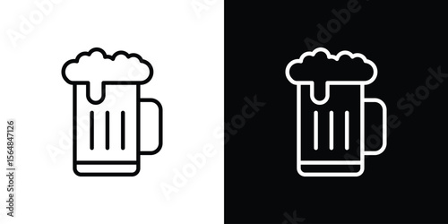Beer icon Logo. Vector Illustration. EPS Illustration.