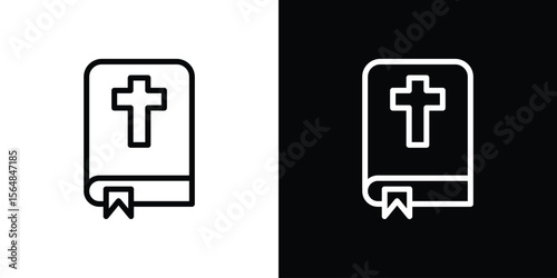 Bible icon Logo. Vector Illustration. EPS Illustration.