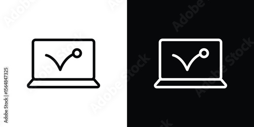 Bounce rate icon Logo. Vector Illustration. EPS Illustration.
