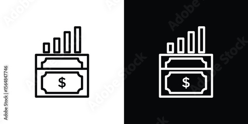 capital gain icon Logo. Vector Illustration. EPS Illustration.