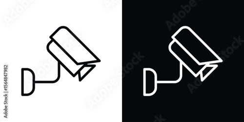 CCTV icon Logo. Vector Illustration. EPS Illustration.