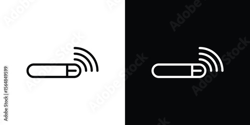 Dog microchip icon Logo. Vector Illustration. EPS Illustration.