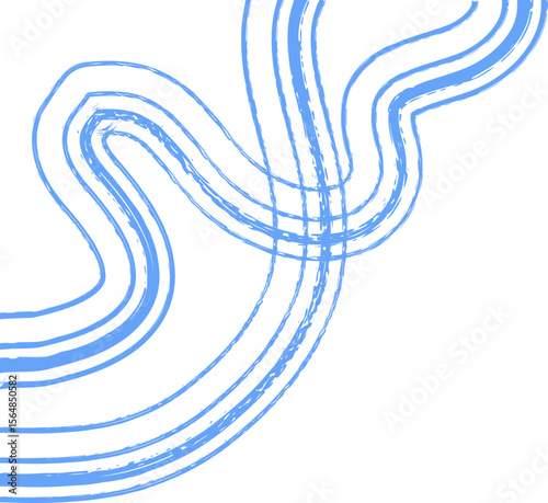 Brush Stripe Corner vector
