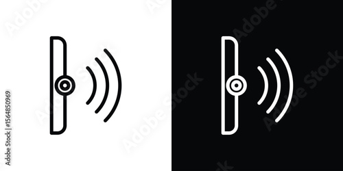 Infrared icon Logo. Vector Illustration. EPS Illustration.