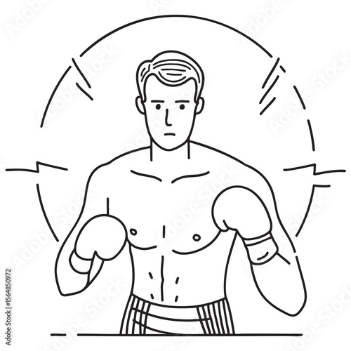 An athlete mid uppercut motion toward a sparring mannequin