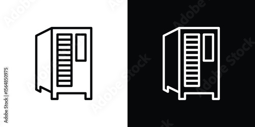 Infrared heat cabin icon Logo. Vector Illustration. EPS Illustration.