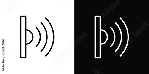 Infrared icon Logo. Vector Illustration. EPS Illustration.