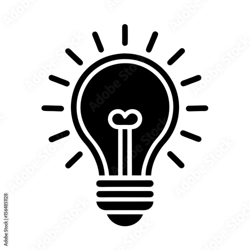 innovation icon set light bulb idea vector icon.