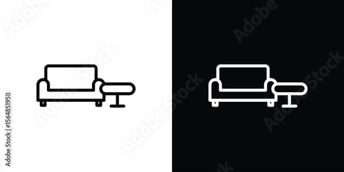 Lounge icon Logo. Vector Illustration. EPS Illustration.