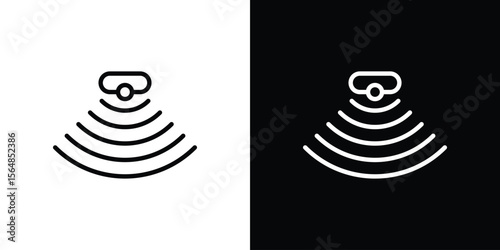 Motion sensor icon Logo. Vector Illustration. EPS Illustration.