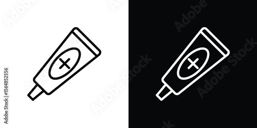 Ointment icon Logo. Vector Illustration. EPS Illustration.