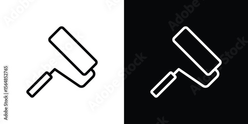 Paint roller icon Logo. Vector Illustration. EPS Illustration.