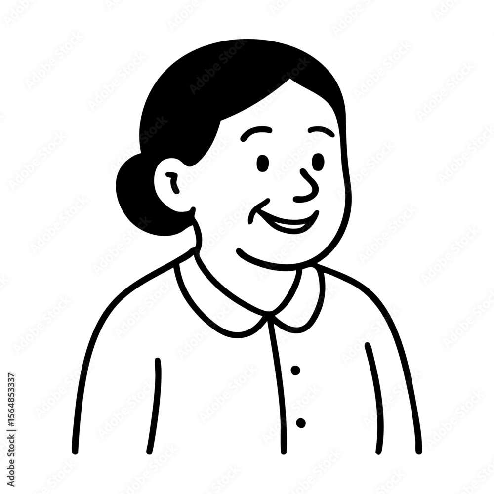 Obraz premium doodle character vector illustration