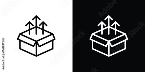 Product release icon Logo. Vector Illustration. EPS Illustration.