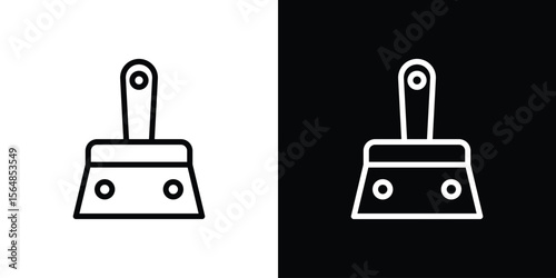 Putty knife icon Logo. Vector Illustration. EPS Illustration.