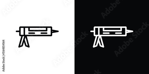 Sealants gun icon Logo. Vector Illustration. EPS Illustration.