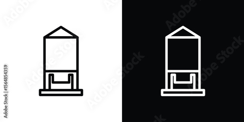 Silo icon Logo. Vector Illustration. EPS Illustration.