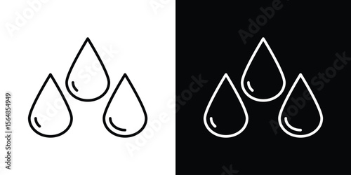 Tear drop icon Logo. Vector Illustration. EPS Illustration.