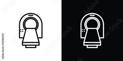 Tomography icon Logo. Vector Illustration. EPS Illustration.