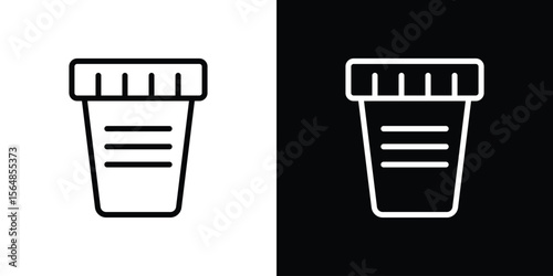 Urine test icon Logo. Vector Illustration. EPS Illustration.