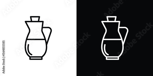 Vinegar icon Logo. Vector Illustration. EPS Illustration.