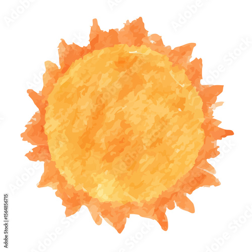 a sunflower with leaves on a white background