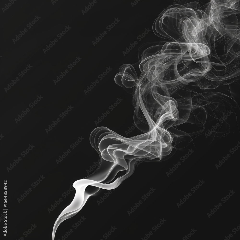 abstract smoke on a black background abstract smoke on a black background