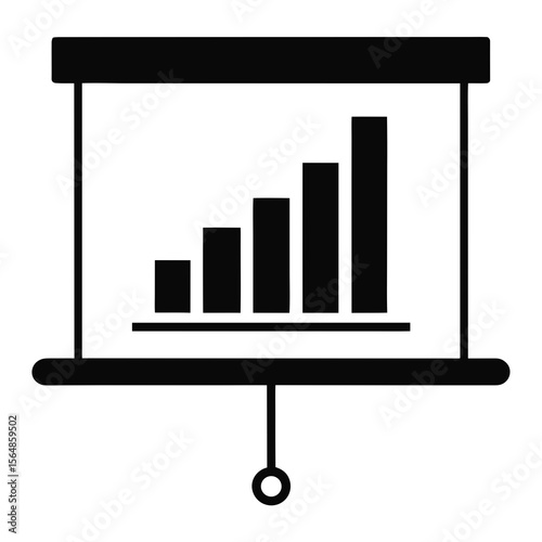 vector illustration of a bar chart