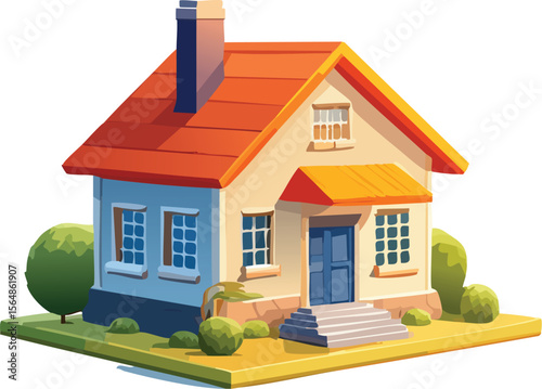vector illustration of a house