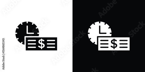 Annuity icon illustration doodle. Flat illustration vector set