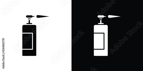 Blowtorch icon illustration doodle. Flat illustration vector set