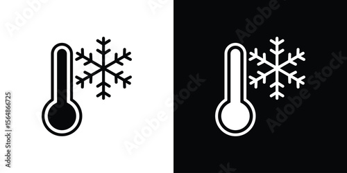 Cold icon illustration doodle. Flat illustration vector set