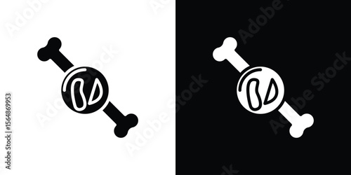 Multiple myeloma icon illustration doodle. Flat illustration vector set