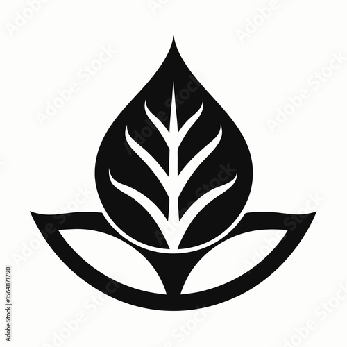 leaf icon vector illustration