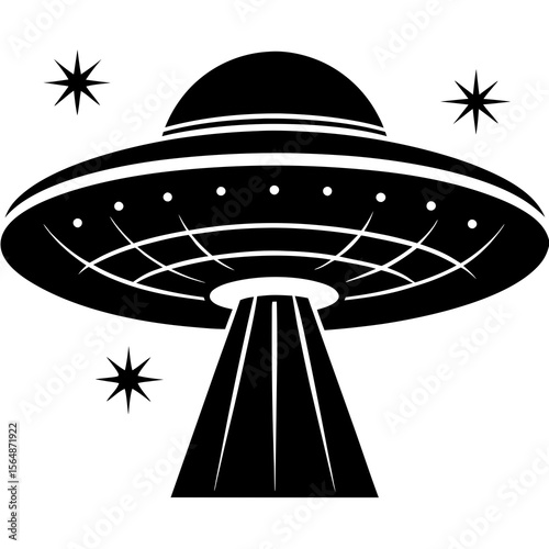 ufo in space