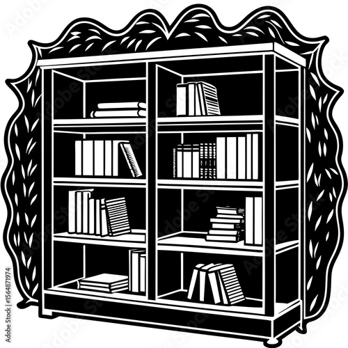bookshelf with books