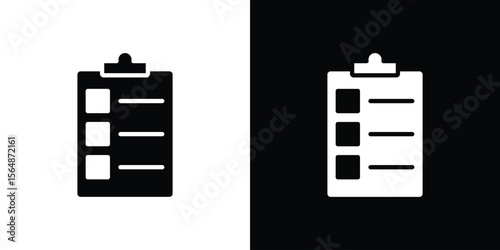 Survey icon illustration doodle. Flat illustration vector set