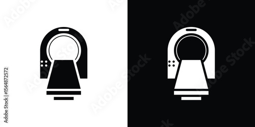 Tomography icon illustration doodle. Flat illustration vector set