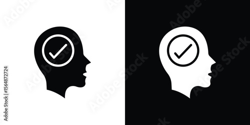 Understand icon illustration doodle. Flat illustration vector set