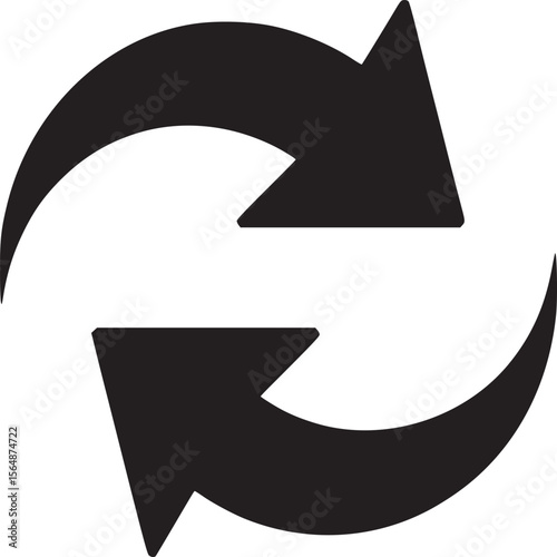 Photos Refresh reload sync update cycle repeat process arrow vector icon symbol graphic