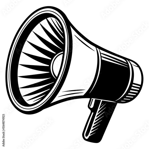 megaphone isolated on white background