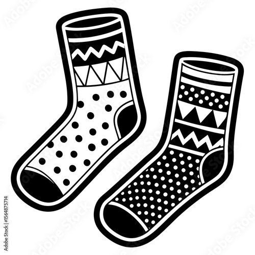 socks vector illustration