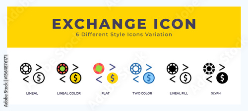Exchange icon vector for web. and mobile app