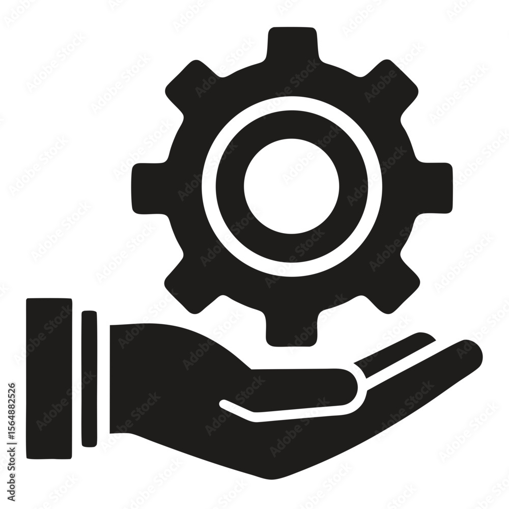 vector illustration of a gear vector illustration of a gear