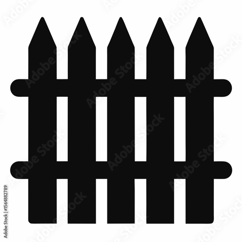 white wooden fence