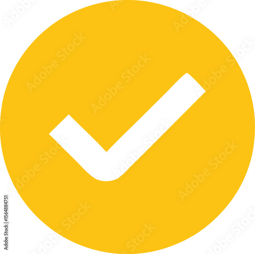 Glossy round check mark button and red cross symbol vector icons for web design